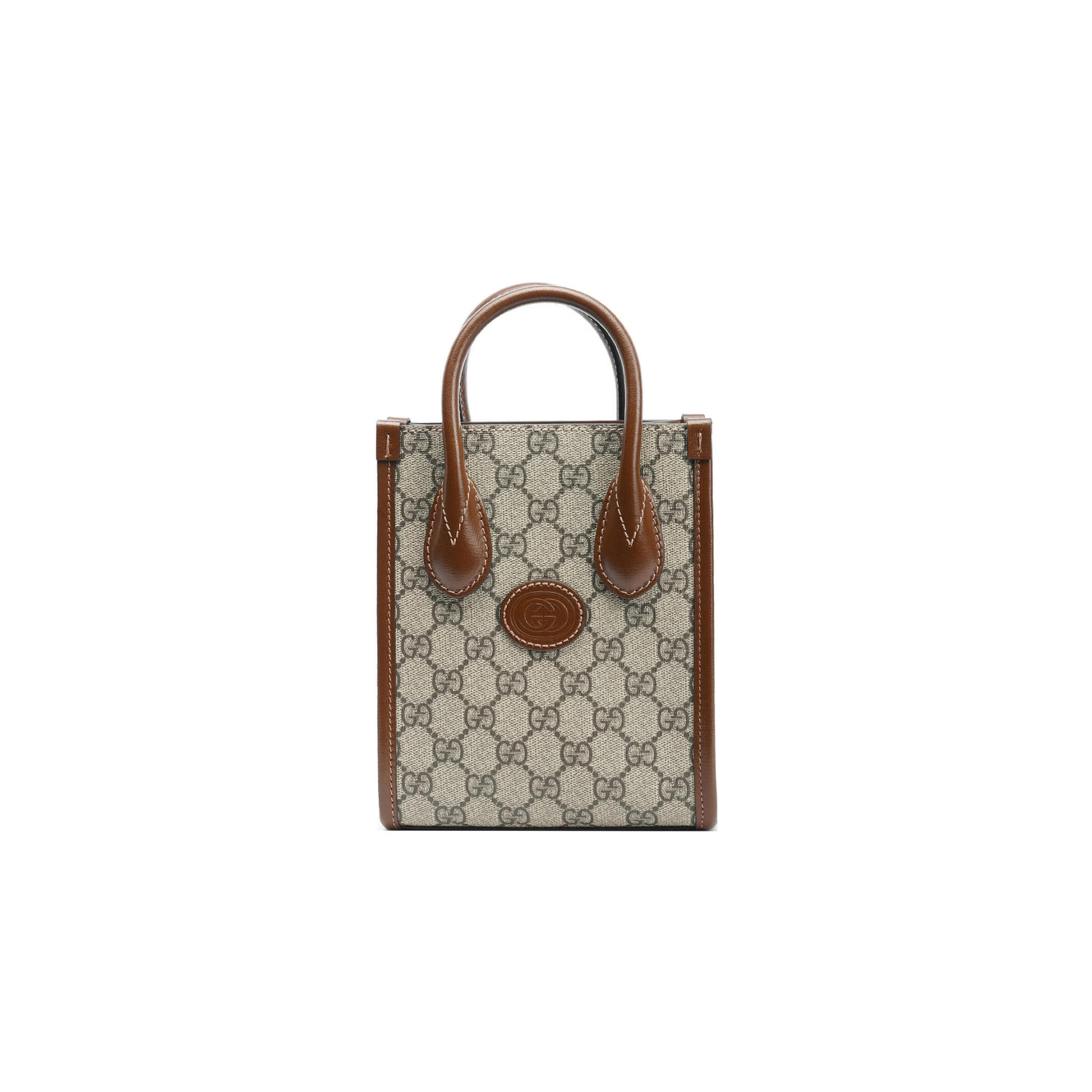 GUCCI MINI TOTE BAG WITH INTERLOCKING&G 671623 (20*16*7cm)